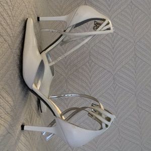 BCBGGIRLS Summer High Hill Shoes in White Color